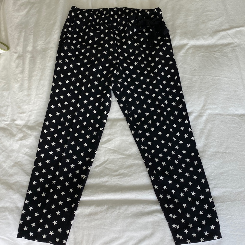 J. Crew star print trouser- 6 - NWT